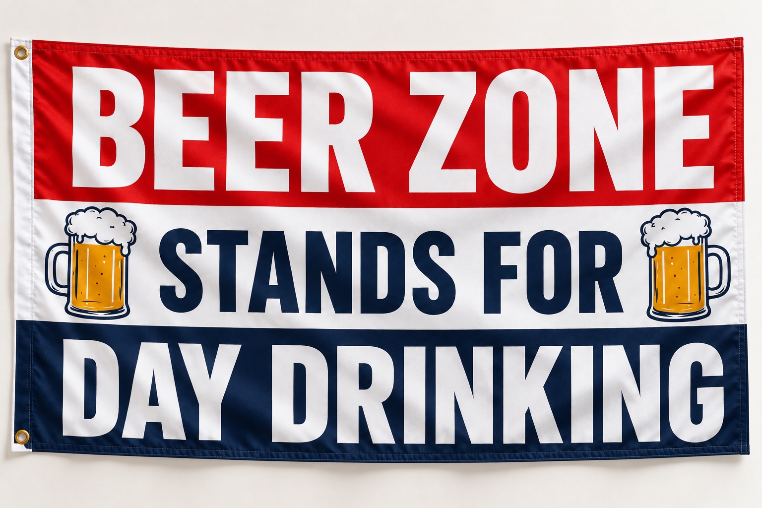 Beer Zone Day Drinking flag