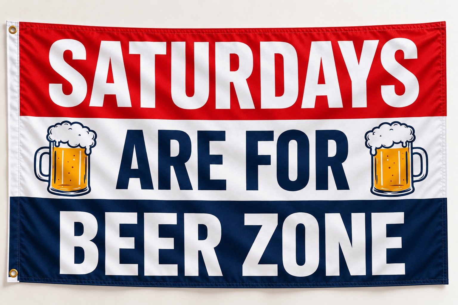 Beer Zone Saturdays flag